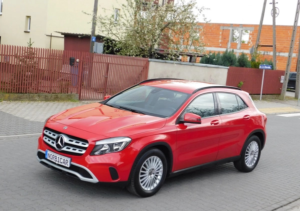 Mercedes-Benz GLA cena 65555 przebieg: 181400, rok produkcji 2017 z Marki małe 79